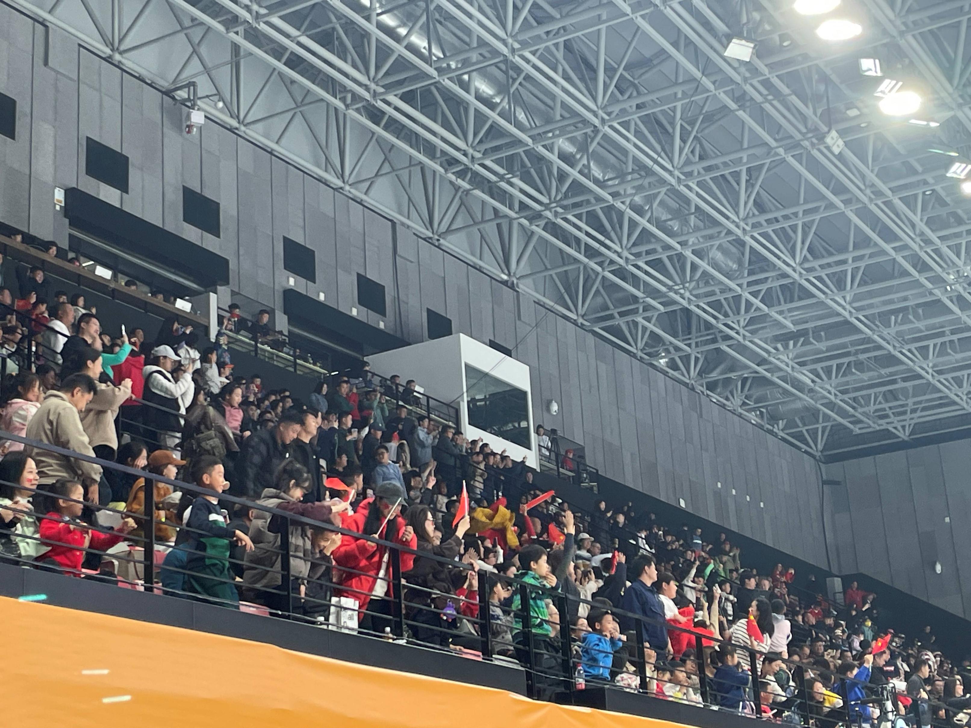 欢呼声震耳欲聋，球迷为球队呐喊助威的简单介绍