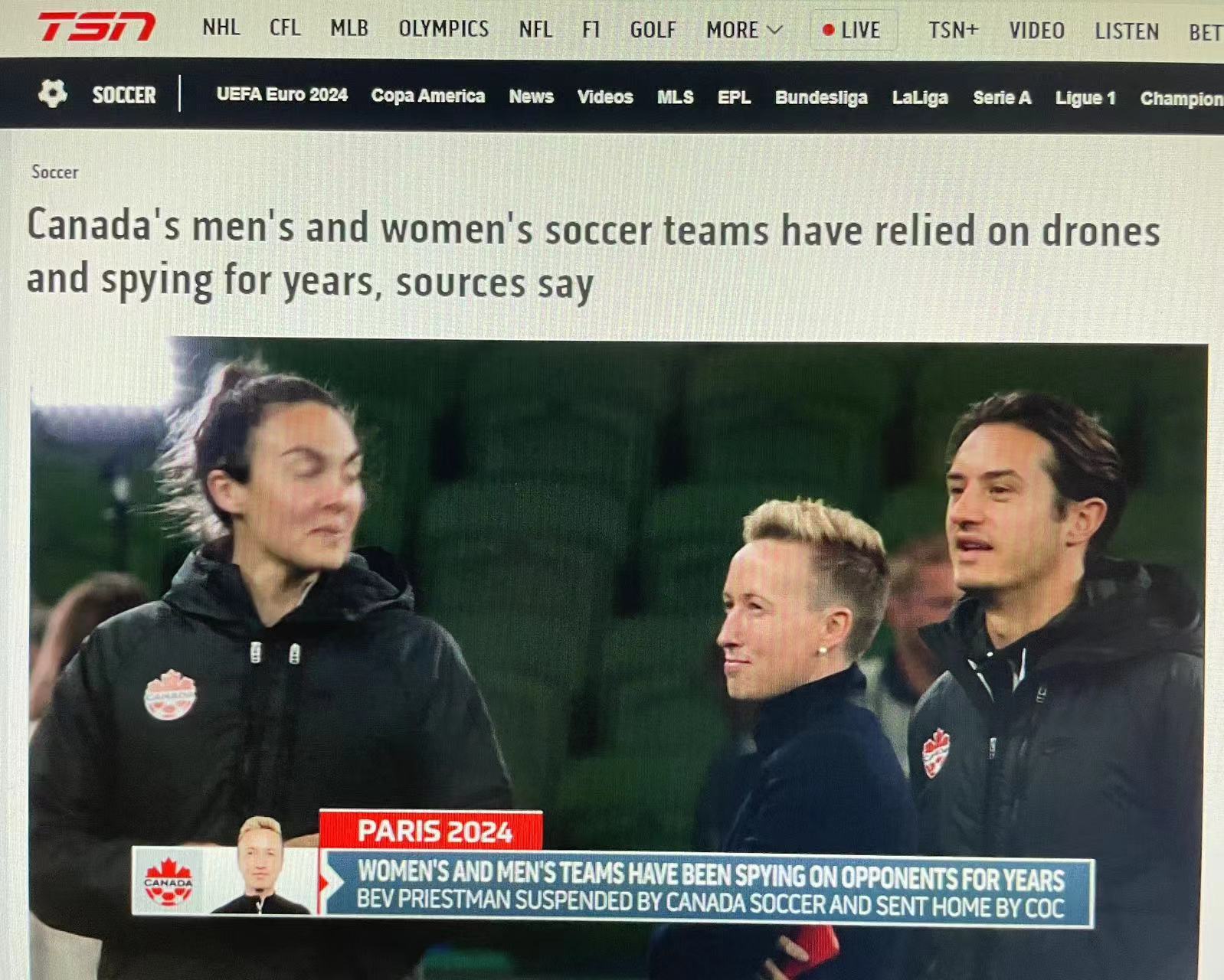 加拿大女足逆转法国，晋级澳大利亚杯八强